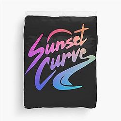 Julie and Phantoms Sunset Curve Logo Essential T-Shirt Duvet Cover