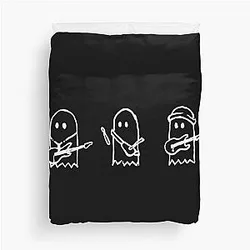 Sunset Curve Julie and Phantoms Duvet Cover
