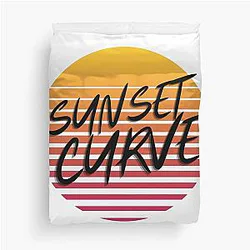 Sunset Curve Band Duvet Cover