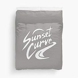 Sunset Curve band tour logo Duvet Cover