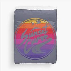 Sunset Curve T-Shirt, Sunset Curve Duvet Cover