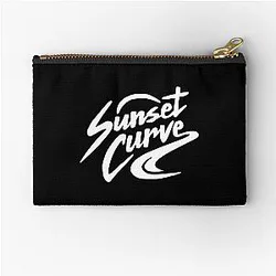 Sunset Curve HD Logo Zipper Pouch