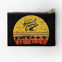 Vintage Retro Sunset Zipper Pouch