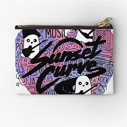 Sunset Curve Logo Zipper Pouch