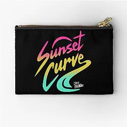 Sunset Curve Shirt Julie and Phantoms Zipper Pouch