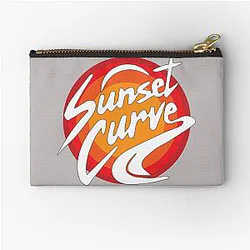 Sunset Curve Band Tour Logo Zipper Pouch