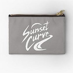 Sunset Curve band tour logo zipper pouch