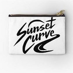 Sunset Curve Zipper Pouch