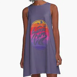 Sunset Curve T-Shirt 
Sunset Curve A-Line Dress