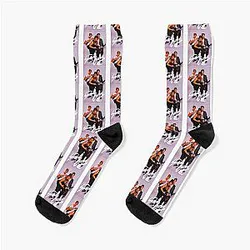 Sunset Curve Classic Band Poster Socks