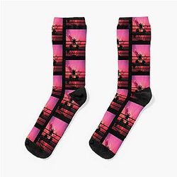 Sunset Curve Band, Sunset Beach Socks