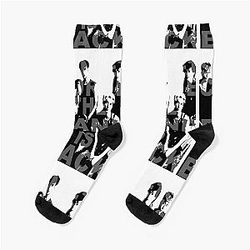 Sunset band t-shirt socks