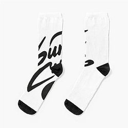 Sunset Curve Logo Socks