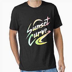 Sunset curve logo faded classic t shirt Essential T-Shirt