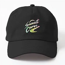 Sunset Curve Logo Faded Rainbow Classic T-Shirt Dad Hat