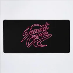Sunset Curve Desk Mat