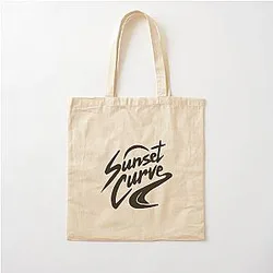 Sunset Curve Cotton Tote Bag