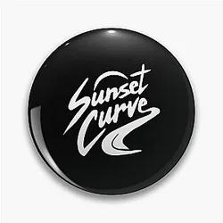 Sunset Curve Logo Pin