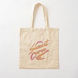 Sunset Curve Cotton Tote Bag