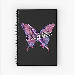 Julie and the Phantoms butterfly Sunset Curve band Spiral Notebook