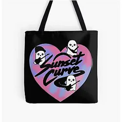 Sunset Curve Logo All Over Print Tote Bag