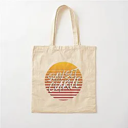 Sunset Curve Band Cotton Tote Bag