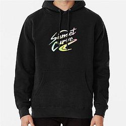 Sunset Curve Faded Rainbow Pullover Hoodie