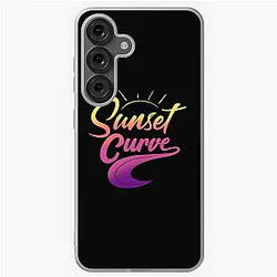 Vintage Sunset Curve Soft Case for Samsung Galaxy