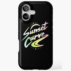 Sunset Curve Logo iPhone Tough Case