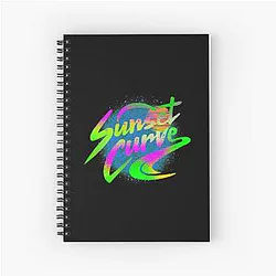 Vintage Retro Spiral Notebook