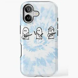 Sunset Curved Tie Die iPhone Case