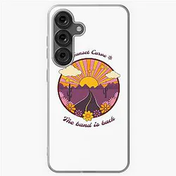 Sunset curve retro design Samsung Galaxy Soft Case