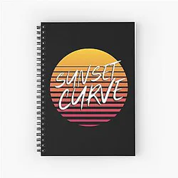 Sunset Curve Band Notebook
