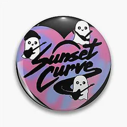 Sunset Curve Logo Luke Reggie Pin