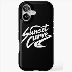 Sunset Curve Logo iPhone Tough Case