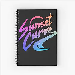 Julie and the Phantoms Sunset Curve Logo Essential T-Shirt Spiral Notebook