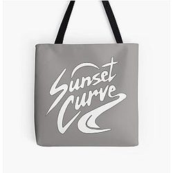 Sunset Curve band tour logo tote bag