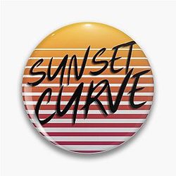 Sunset Curve Band Pin