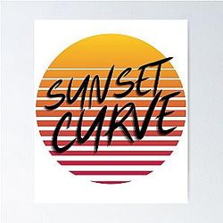 Sunset Curve Band Poster