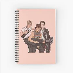 Sunset Curve Julie the Phantoms Spiral Notebook