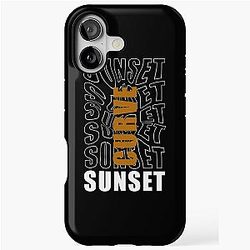 Sunset Curve iPhone Case