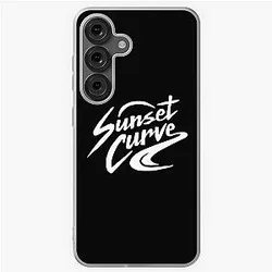 Sunset Curve Logo White Samsung Galaxy Case
