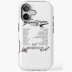 sunset tour shirt signed iPhone Tough Case