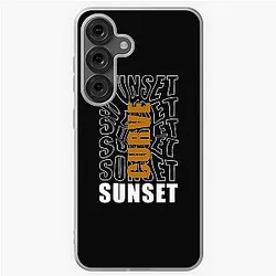 Sunset Curve Logo Samsung Galaxy Soft Case