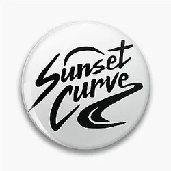 Sunset Curve Logo Pin
