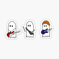 Sunset Curve Phantoms Sticker