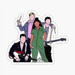 The Boys and the Girl of Sunset Curve Sticker