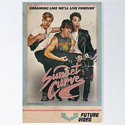 Concert Vhs Sunset Poster