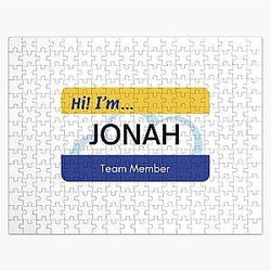 Jonah Superstore Name Tag Jigsaw Puzzle