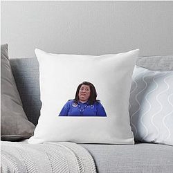 Sandra from Superstore Throw Pillow